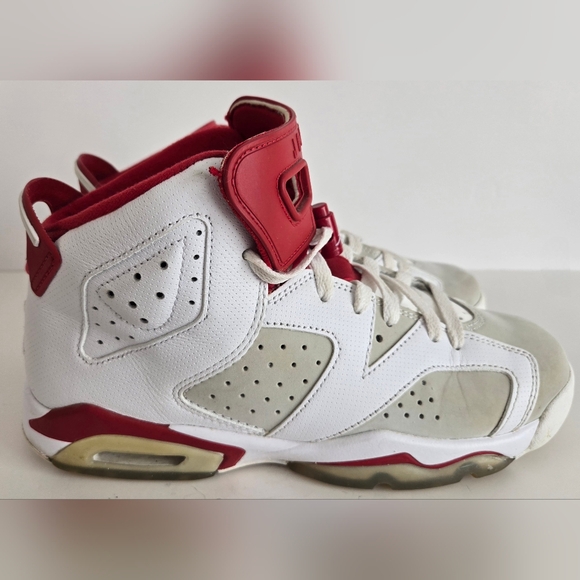 Air Jordan Retro 6 VI “Alternate‎ Hare” Gym Red (384665-113) 2016 US Size 7Y - Picture 7 of 10